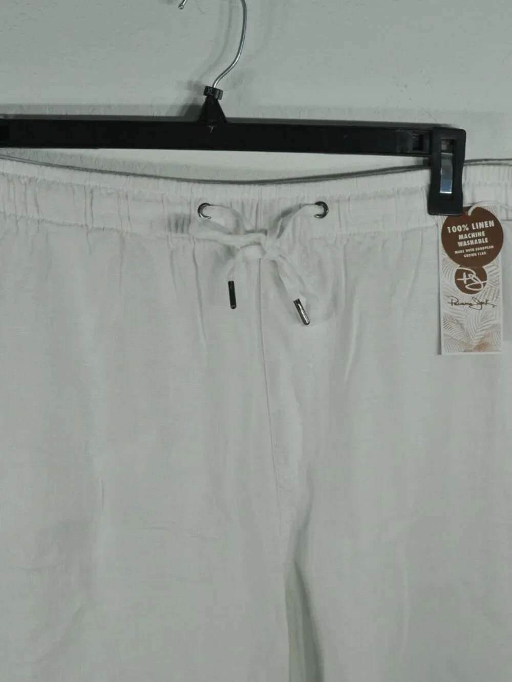 Panama Jack Men's Pants XL Lightweight 100% linen White NWT